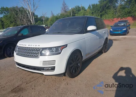 2016 Land Rover Range Rover 3.0L V6 Supercharged Hse из США, поврежденный, VIN SALGS2VFXGA261036